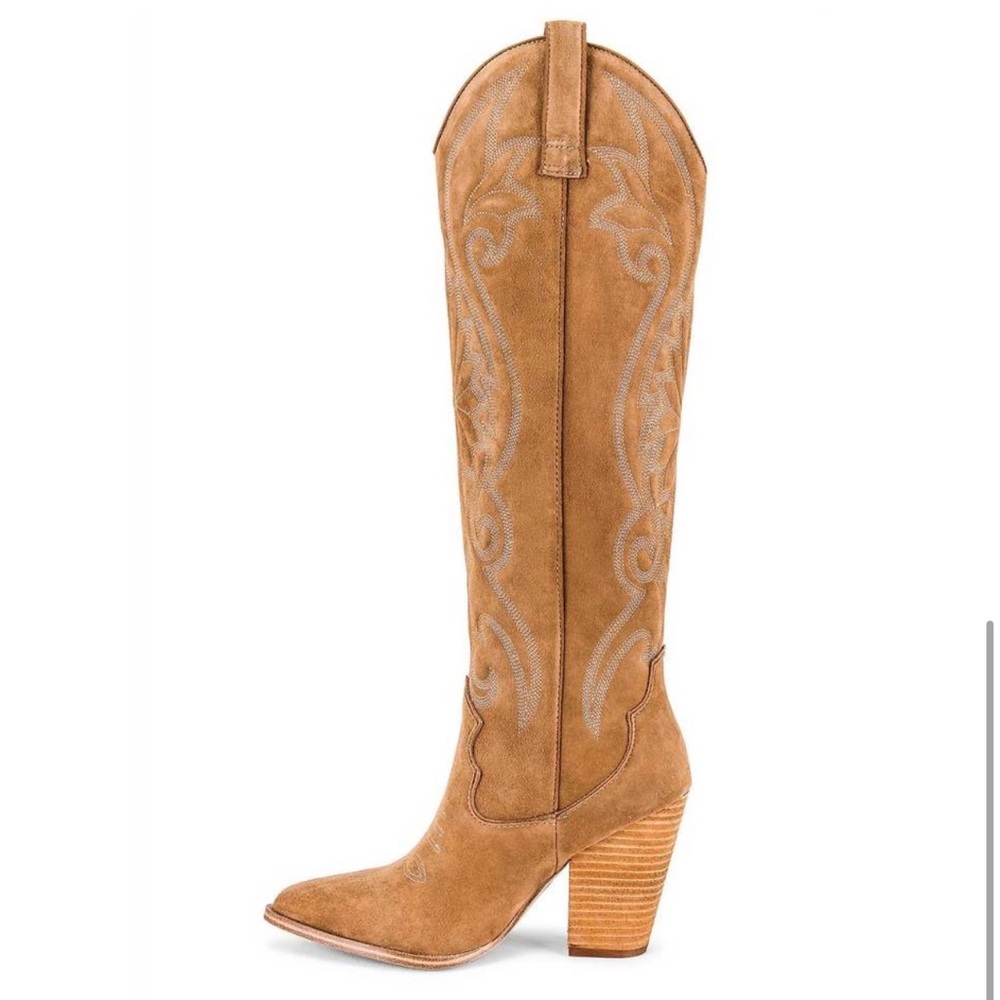 Steve Madden Lasso Knee High Western Cowboy Boot Size 10